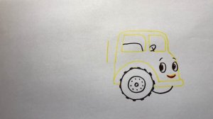 How to draw a truck. Як намалювати Вантажівку. Как нарисовать Грузовик. Что ты делал Синий трактор