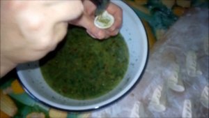 Яичные курзе с зеленью. Курзе с творогом.