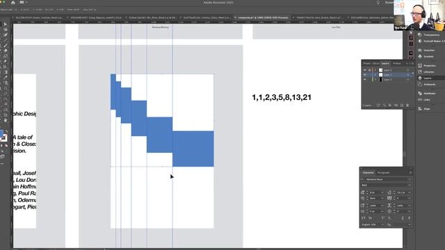 How To Draw And Use Fibonacci Grid In Your Design Layout смотреть онлайн
