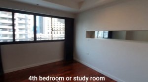 Bangkok Penthouse with huge terrace for rent Asoke BTS station 4 bedrooms 450 sqm Sukhumvit Soi 12