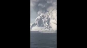 В Тихом океане произошло извержение подводного вулкана Хунга-Тонга-Хунга-Хаапай