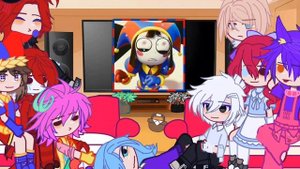 реакция «удивительного цифрового цирка» на видео! || 1 часть из ?