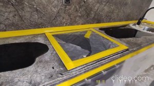 столешница под черный мрамор