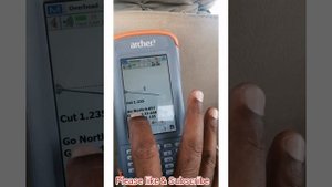 Screen Settings Of Archer 2 Data Controller For Sokkia GPS