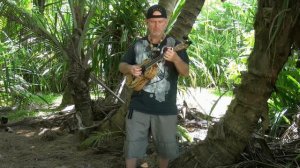 Cool Ukulele With Coconut Palm Trees