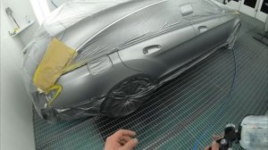 Car painting | Mercedes Benz CLS | Professional spray paint water base | Sata 5500 / 5000