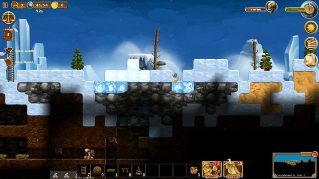 НАЧИНАЕМ ПРОХОДИТЬ СНЕЖНЫЙ БИОМ ? Craft The World (Снежный мир \ Земля зимних небес) #14