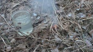 Испытание охотничьих спичек Следопыт