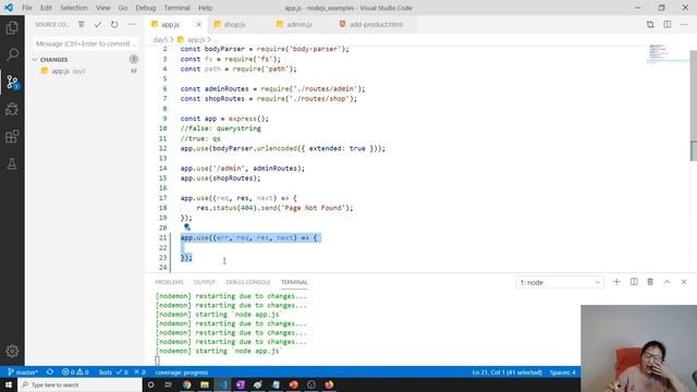 Node.js | Express.js - Error Handling