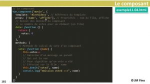 VueJS 11.02 Les évènements personnalises avec composant