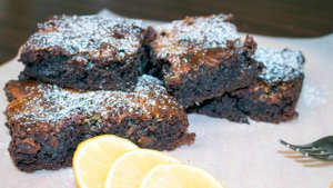 Брауни с лимонным курдом / Brownie with lemon curd - Я - ТОРТодел!