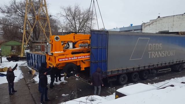 Транспортировка бетононасоса