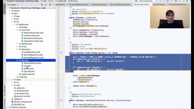 Собеседование IT  тестового задание php Германия