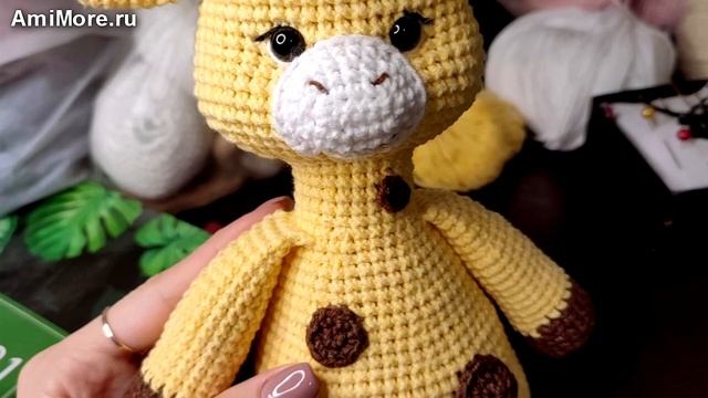 Амигуруми: схема Жирафик Кузенька. Игрушки вязаные крючком - Free crochet patterns.