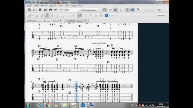 flamenco tangos compas falseta partition смотреть онлайн