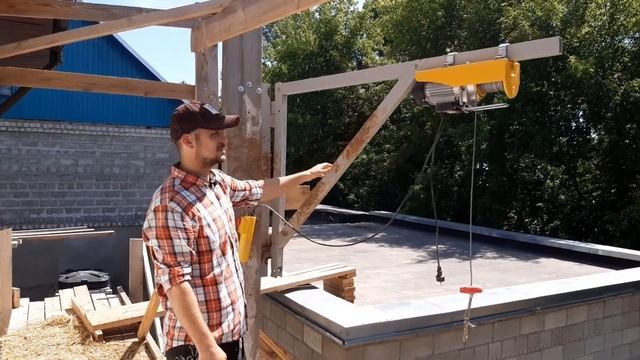 Тельфер. Грузоподъемный механизм на эко-стройке