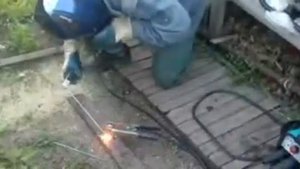 Испытание генератора Hitachi E57S сварочным инверт