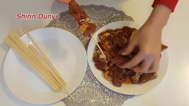 ШАШЛЫК НА СКОВОРОДКЕ МЯГКИЙ И СОЧНЫЙ☆ТОВАДА ШАШЛИК смотреть онлайн