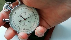 Часы Слава секундомер Stopwatch Slava USSR 1960. Mechanical watches of the USSR