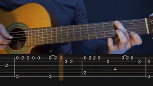 Billie Eilish - Lovely (Simple Guitar Tab)