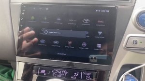 10” Android car radio hidden menus and passwords K2001n T3
