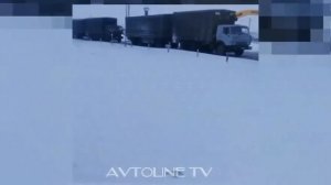 Зимний дальнобой.  Кошмар дальнобойщика на зимней.