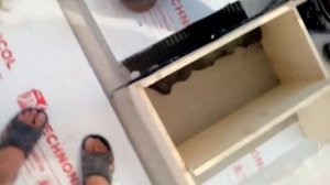 Самодельное гребёнка для плитки