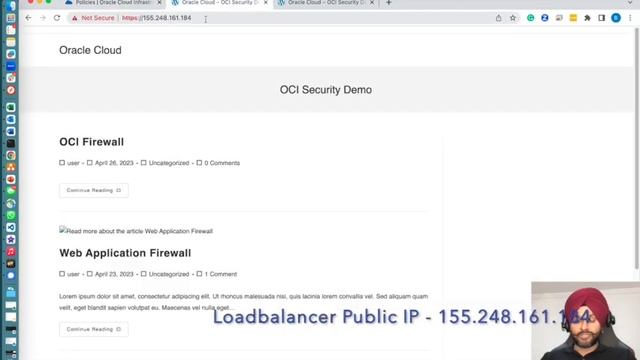 OCI Web Application Firewall (WAF) Demonstration