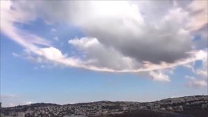 Необъяснимое явление в небе над ИЕРУСАЛИМОМ