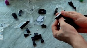 Полный обзор бюджетной экшн-камеры Digma DiCam800/Разбор креплений для камеры.