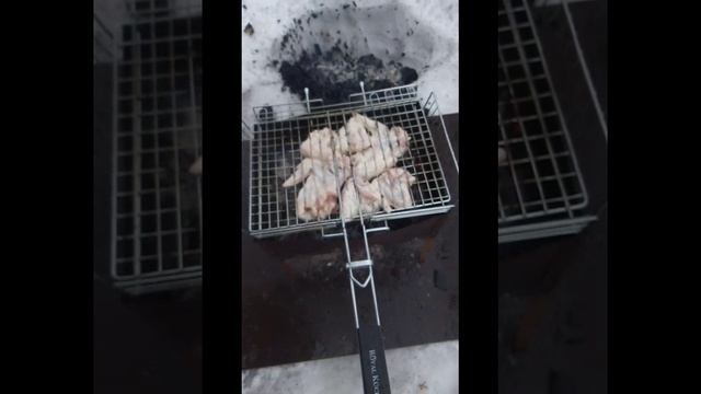 Курица на мангале