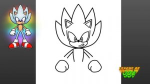 How to DRAW Modern HYPER SONIC - Sonic the Hedgehog