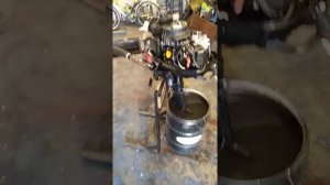 Лодочный мотор работал без воды, итог.