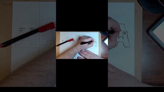 Draw Alphabet Lore, letter A how to draw Alphabet Lore MEMES #Shorts 4 (2)