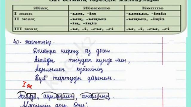 Қазақ тілі 3 сынып 76 -сабақ