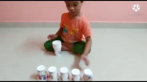 Paper cup game activity