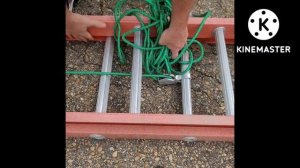 How to restring an extension ladder