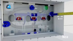 Установка клавиши смыва Roca   PL4