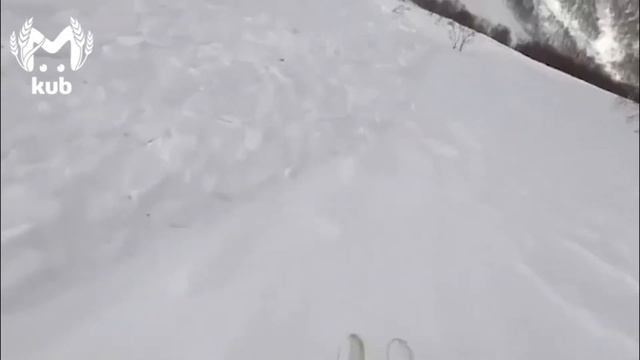5 февраля лавина накрыла сноубордиста в горах Сочи смотреть онлайн