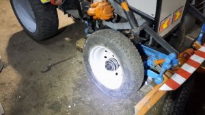 Самодельный мини трактор, передние колёса от ОКИ.