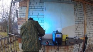 Тест п/а ТСС TSS EVO MTM 200 Pulse в режиме Mig 15-й горелкой при уменьшенном токе