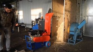 Видео-отчет о работе Утилизатор У350 (Мод."Термит") с бензиновым ДВС 15 л.с