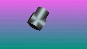 ПЕРЕСЕЧЕНИЕ ПОВЕРХНОСТЕЙ ДВУХ ЦИЛИНДРОВ. Начертательная геометрия [crossing two cylinders]