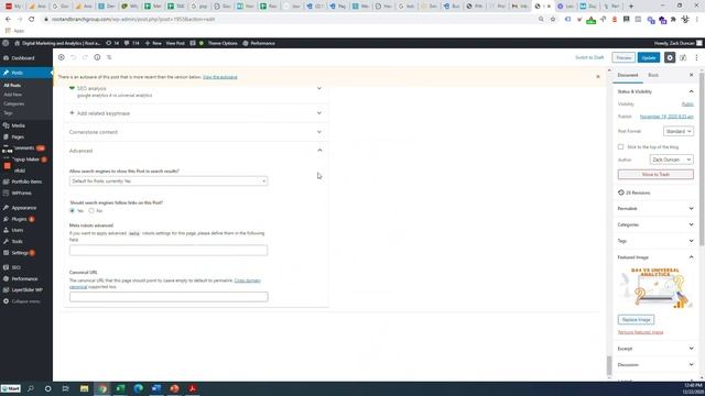 SEO | Crawling and Indexing | Apply noindex Tag in Yoast смотреть онлайн