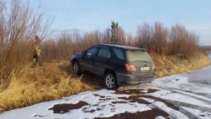 Харриер 4wd спуск к реке и подъем