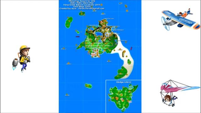 Pilotwings Resort Free Flight Mode (Glider) смотреть онлайн