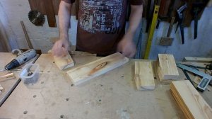 Простая скамейка для дачи.