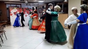 Танец Па де катр. Бал. Клуб Пируэт Асбест