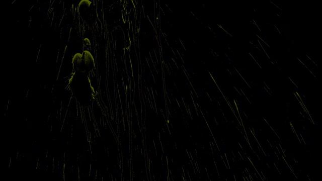 Футаж желтые брызги стекающие по стене на черном фоне смотреть онлайн