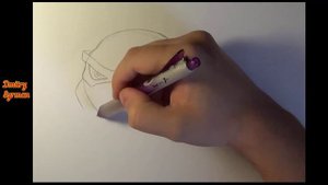 How to draw Donatello ninja turtles 2007 TMNT, Как нарисовать черепашек ниндзя